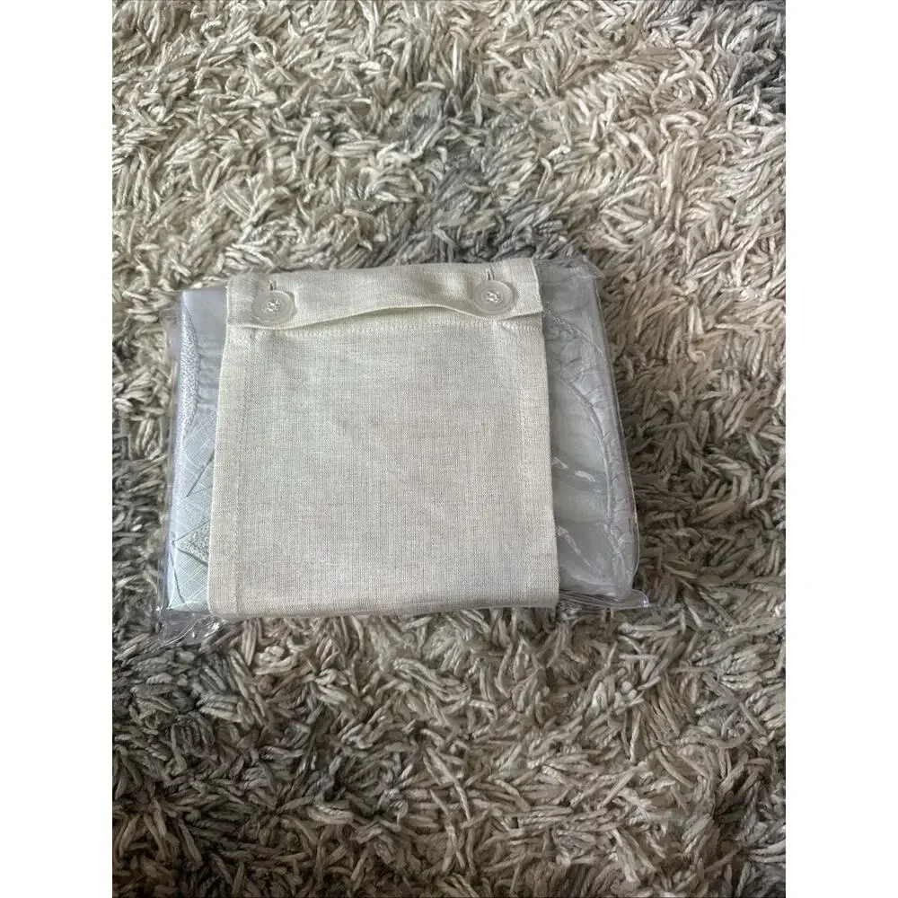 Anthropologie ARUSHA Euro Sham NEW light gray grey actual pic 👀